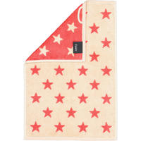 GÄSTETUCH NEW STARS STERNE KLEIN 6261 BEIGE/PINK - 32 - Rosa, Textil (30/50cm) - Cawoe