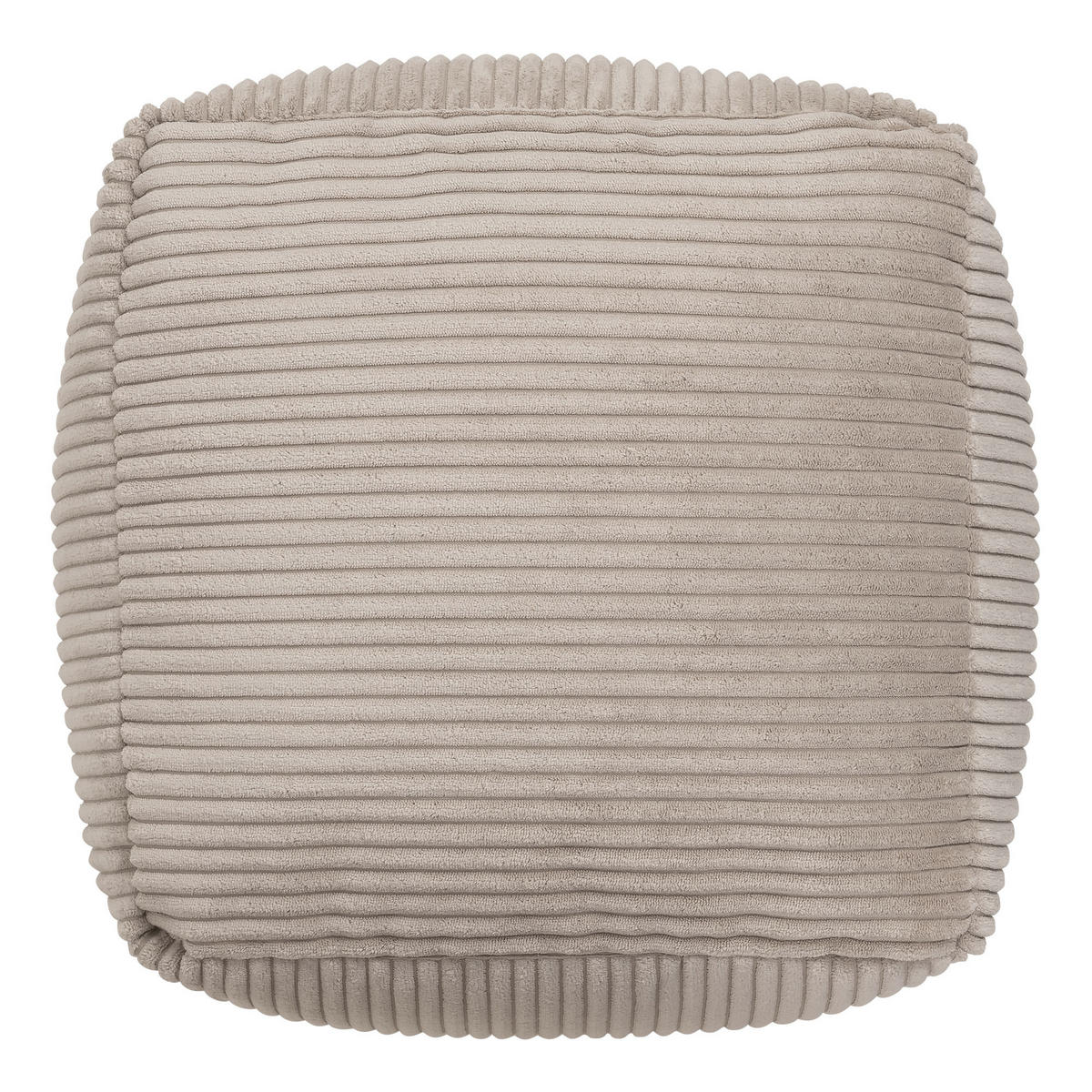 SITZPOUF Amara - Beige, Textil (40/24/40cm) - icon