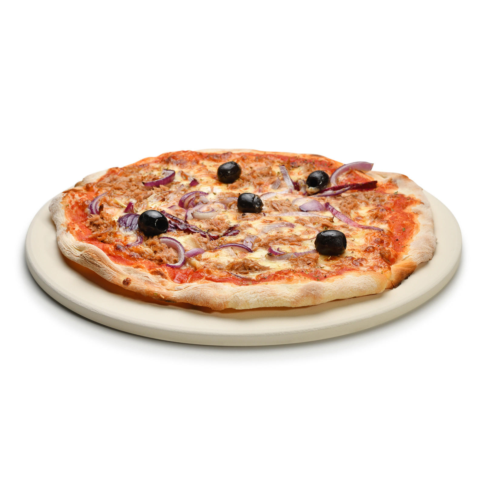 PIZZASTEIN rund - Naturfarben, Stein (30/1/30cm) - TAINO