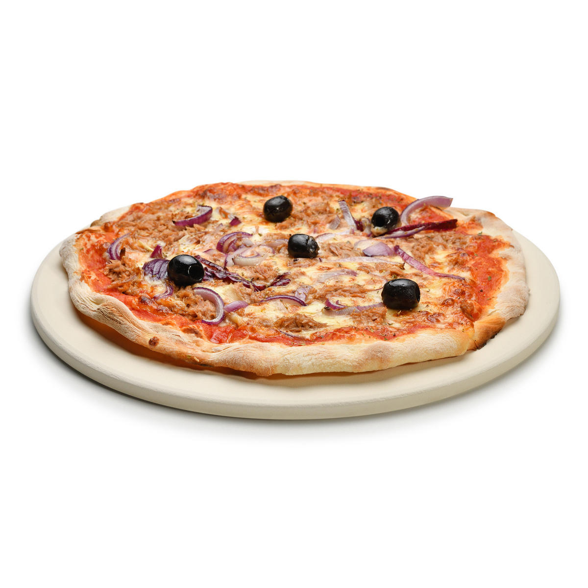 PIZZASTEIN rund - Naturfarben, Stein (30/1/30cm) - TAINO