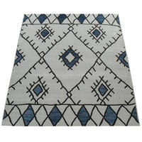 OUTDOORTEPPICH 160/220 cm Kuba 124 - Blau, Kunststoff (160/220cm) - Paco Home