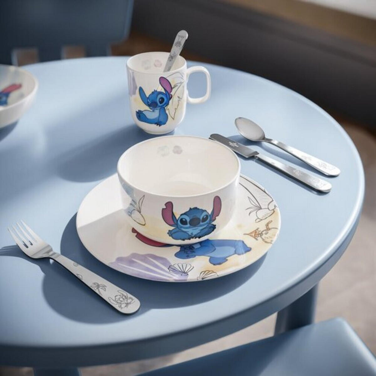 FRÜHSTÜCKS-SET Disney Stitch bunt 2er Set - Multicolor, Keramik (2/2/2cm) - Villeroy & Boch