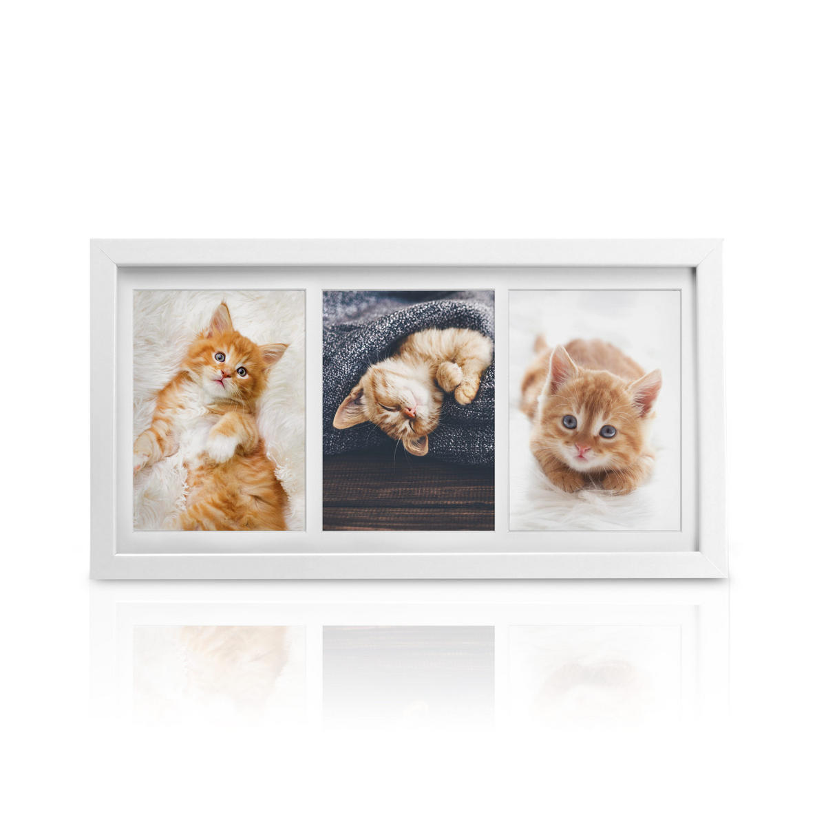 BILDERRAHMEN Galeria 10x15cm Weiß - Weiß, Holzwerkstoff (20/2/37cm) - BoMoe