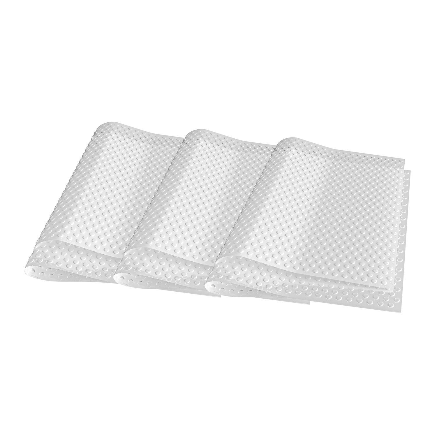 KÜHLSCHRANKMATTE 45 x 30 cm Antibakteriell (6er-Set) - Transparent, Kunststoff (30/1/45cm) - Intirilife