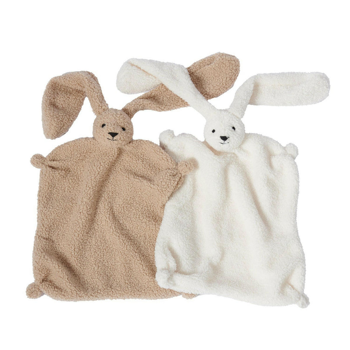 SCHNUFFELTUCH Hase Teddy Beige - Beige, Textil (30/1/30cm) - nordic coast company
