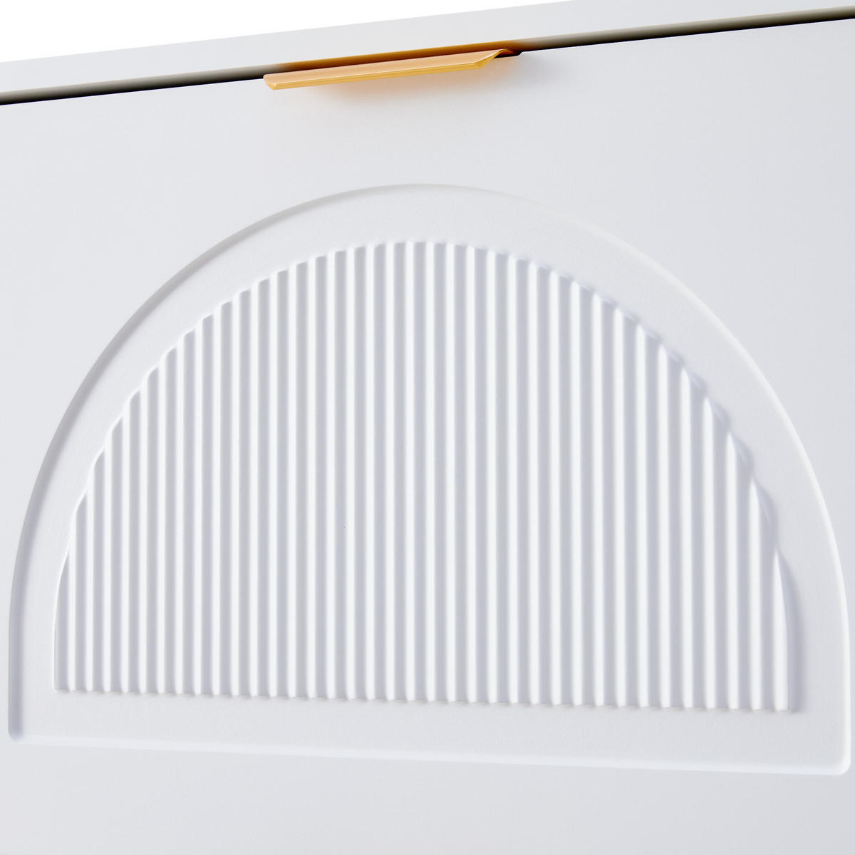 SCHUHSCHRANK Schmal 3 Klappen Weiß 60x24x114cm - Weiß, Holzwerkstoff (24/114/60cm) - FLIEKS