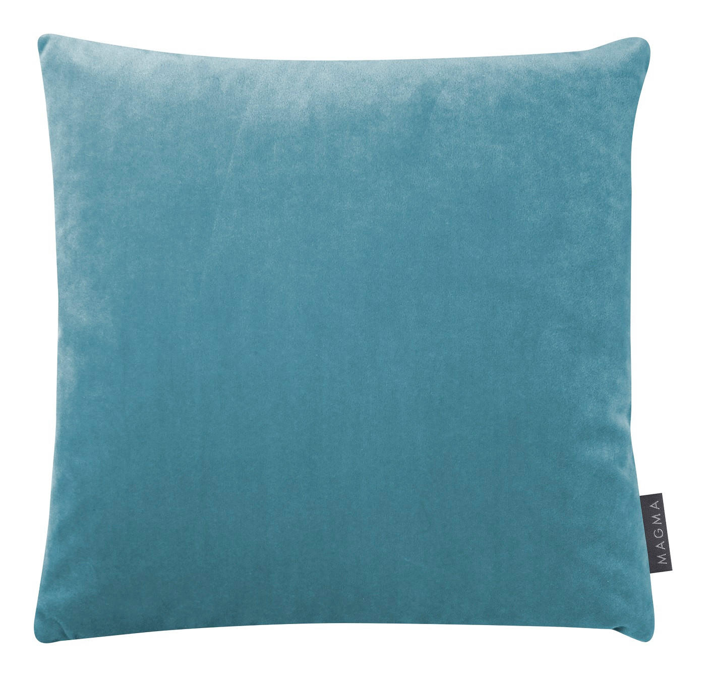 KISSENHÜLLE Samt Uni - Petrol, Textil (40/40cm) - Magma Heimtexx
