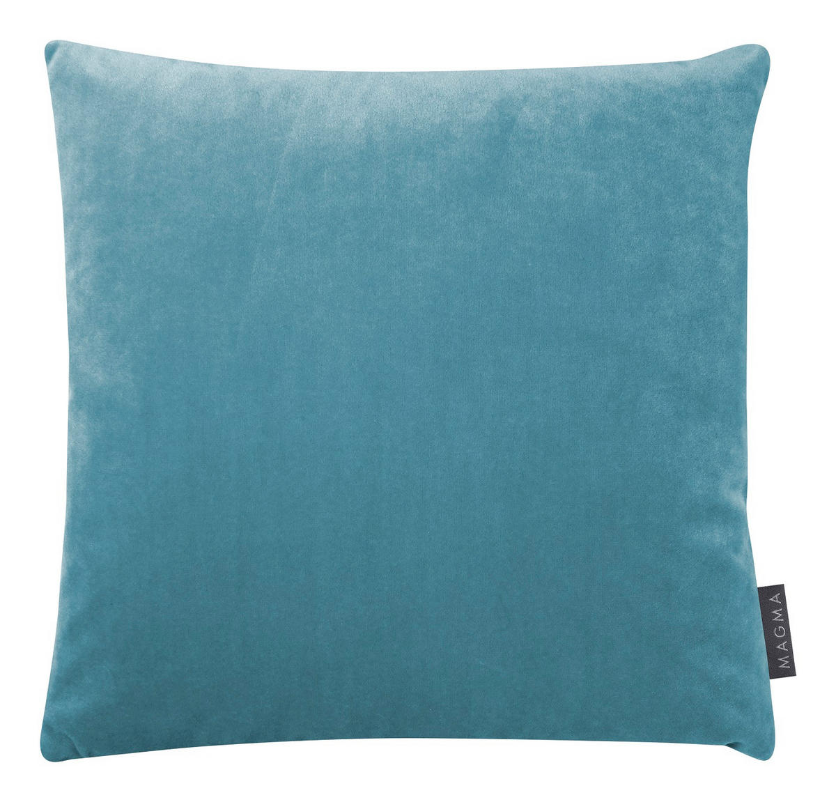 KISSENHÜLLE Samt Uni - Petrol, Textil (40/40cm) - Magma Heimtexx