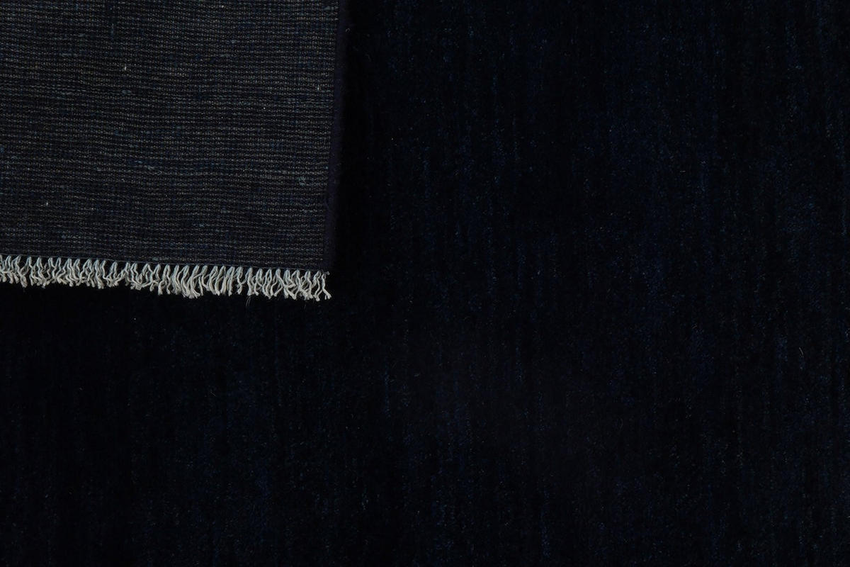 GABBEH-TEPPICH handgeknüpft Blau 203/155 cm Schurwolle - Blau, Textil (155/203cm) - Looma