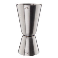 BARMASS (4er Set) Manhattan - Silberfarben, Metall (4.3/8/4.3cm) - BUTLERS