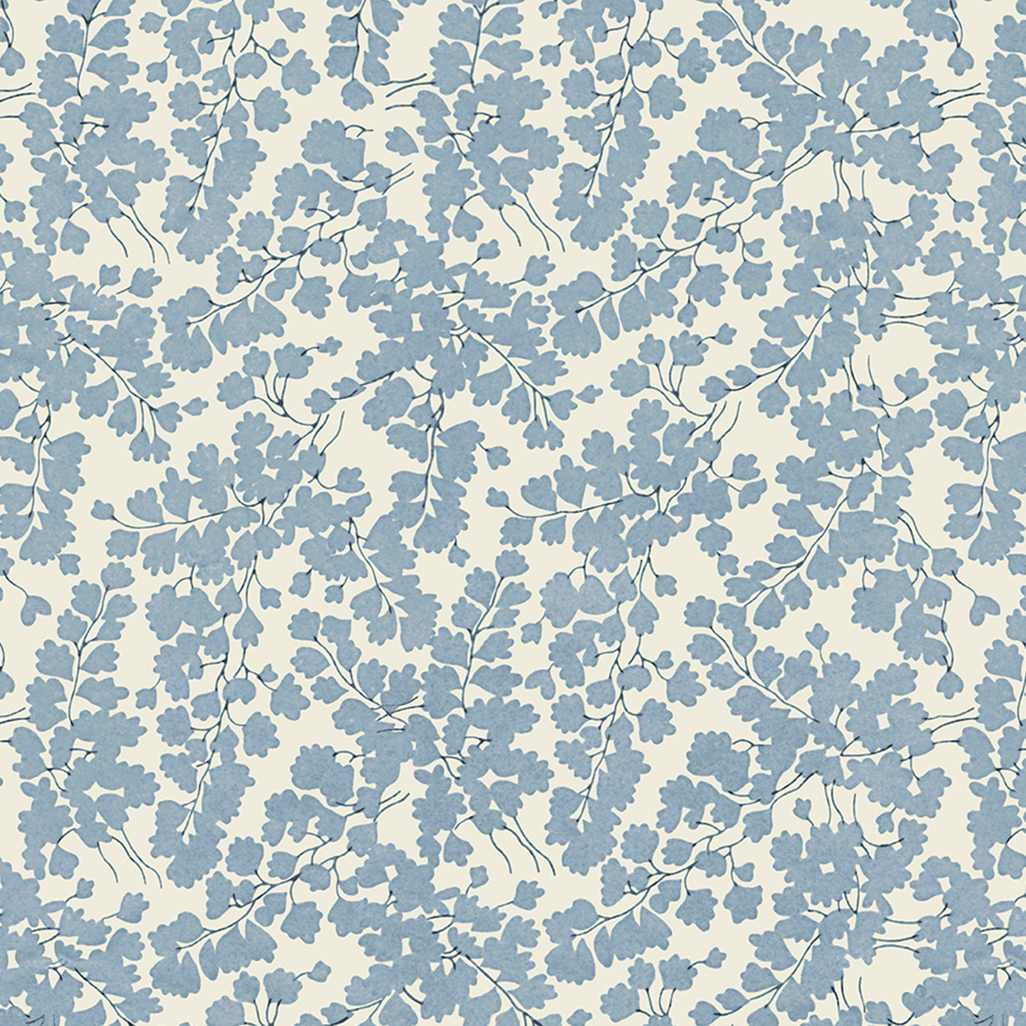VLIESTAPETE Cariad Spray Newport Blue - Blau, Papier/Kunststoff (52/1000cm) - Graham & Brown