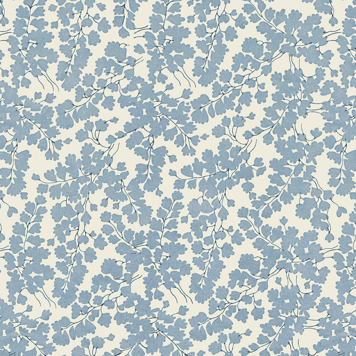 VLIESTAPETE Cariad Spray Newport Blue - Blau, Papier/Kunststoff (52/1000cm) - Graham & Brown