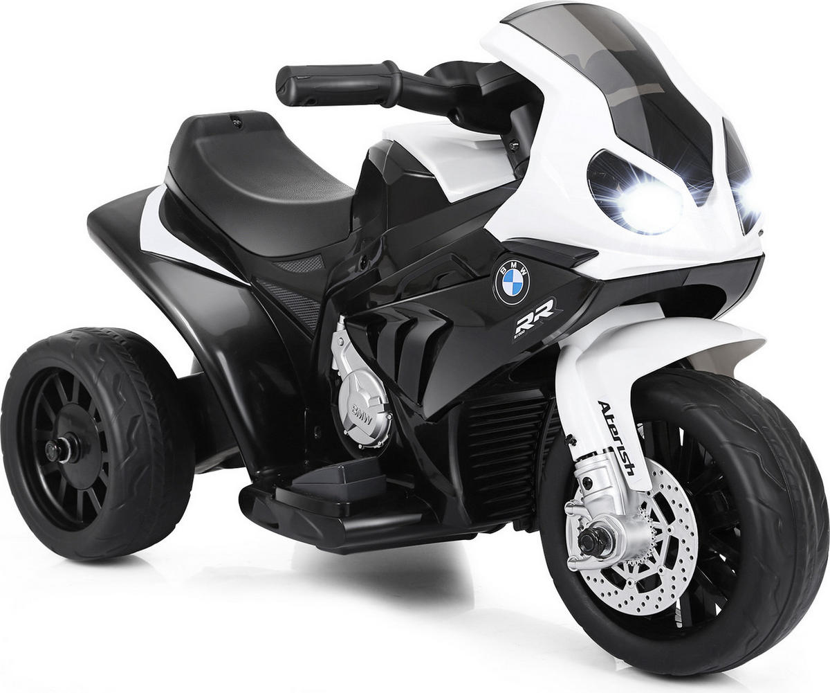 KINDERMOTORRAD BMW 6V Schwarz - Schwarz, Kunststoff (37/44/66cm) - COSTWAY