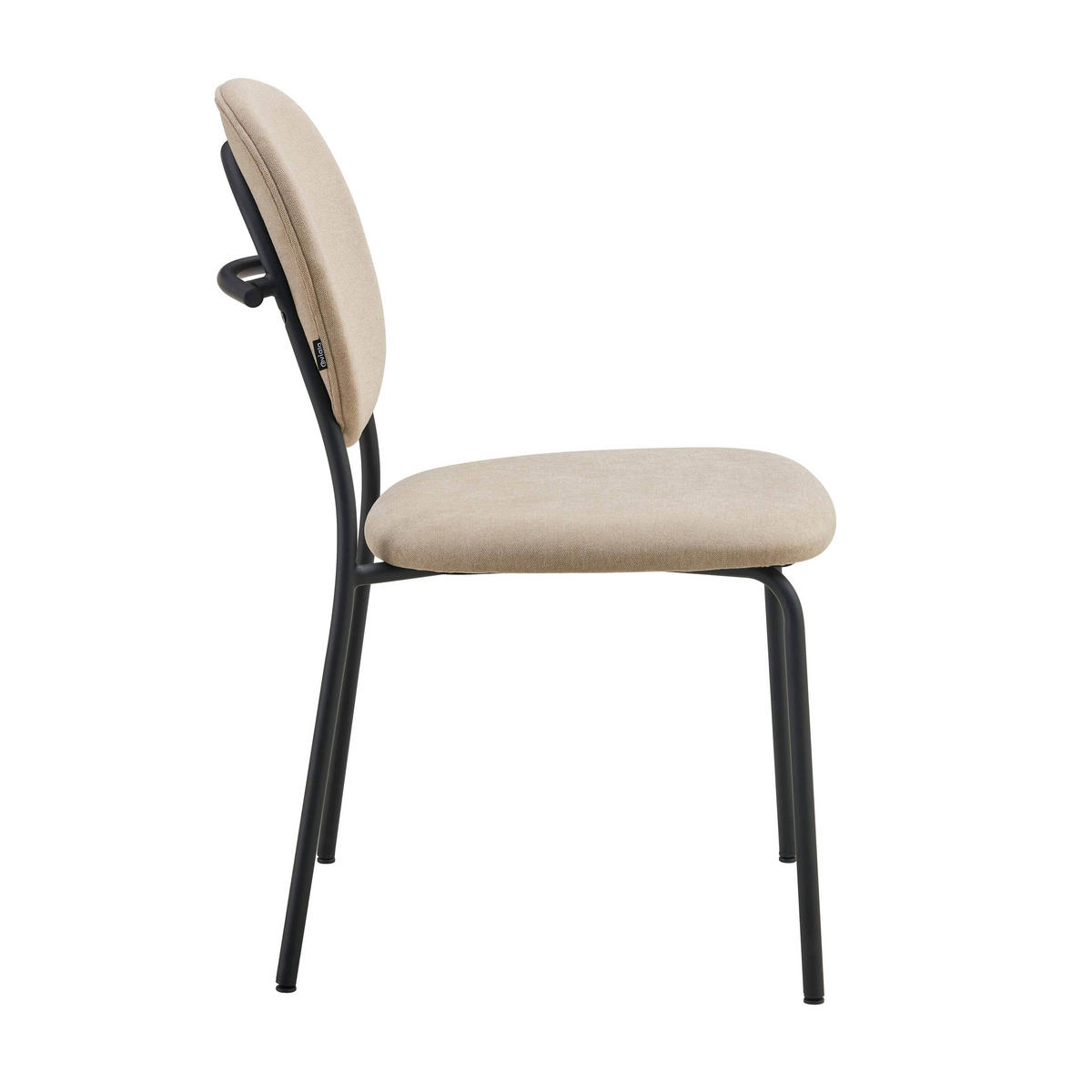STÜHLE 2-tlg., Beige - Beige, Textil (46/86/62cm) - Oviala