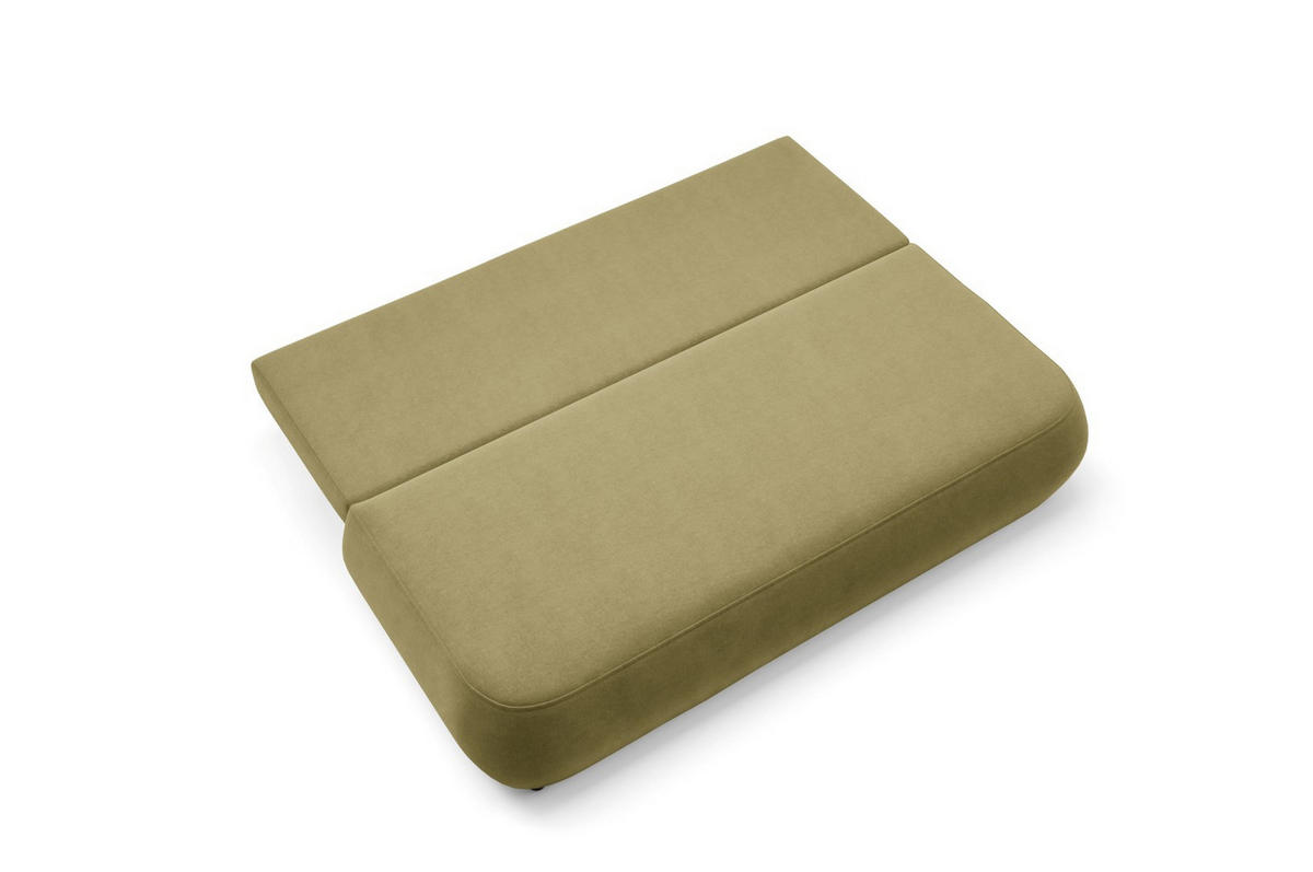 SCHLAFSOFA mit Bettkasten Grün - Schwarz/Grün, Holz/Holzwerkstoff (210/82/106cm) - Furnisell