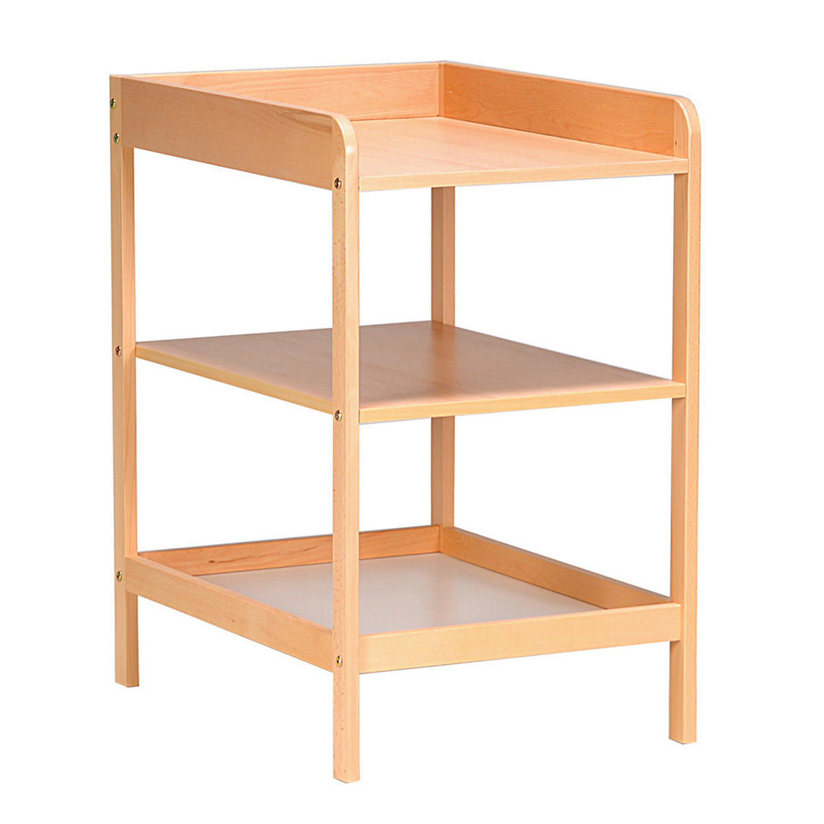 WICKELTISCHE LUDO / NATURFARBE - Naturfarben, Holz (55/90/75cm) - Weber Industries