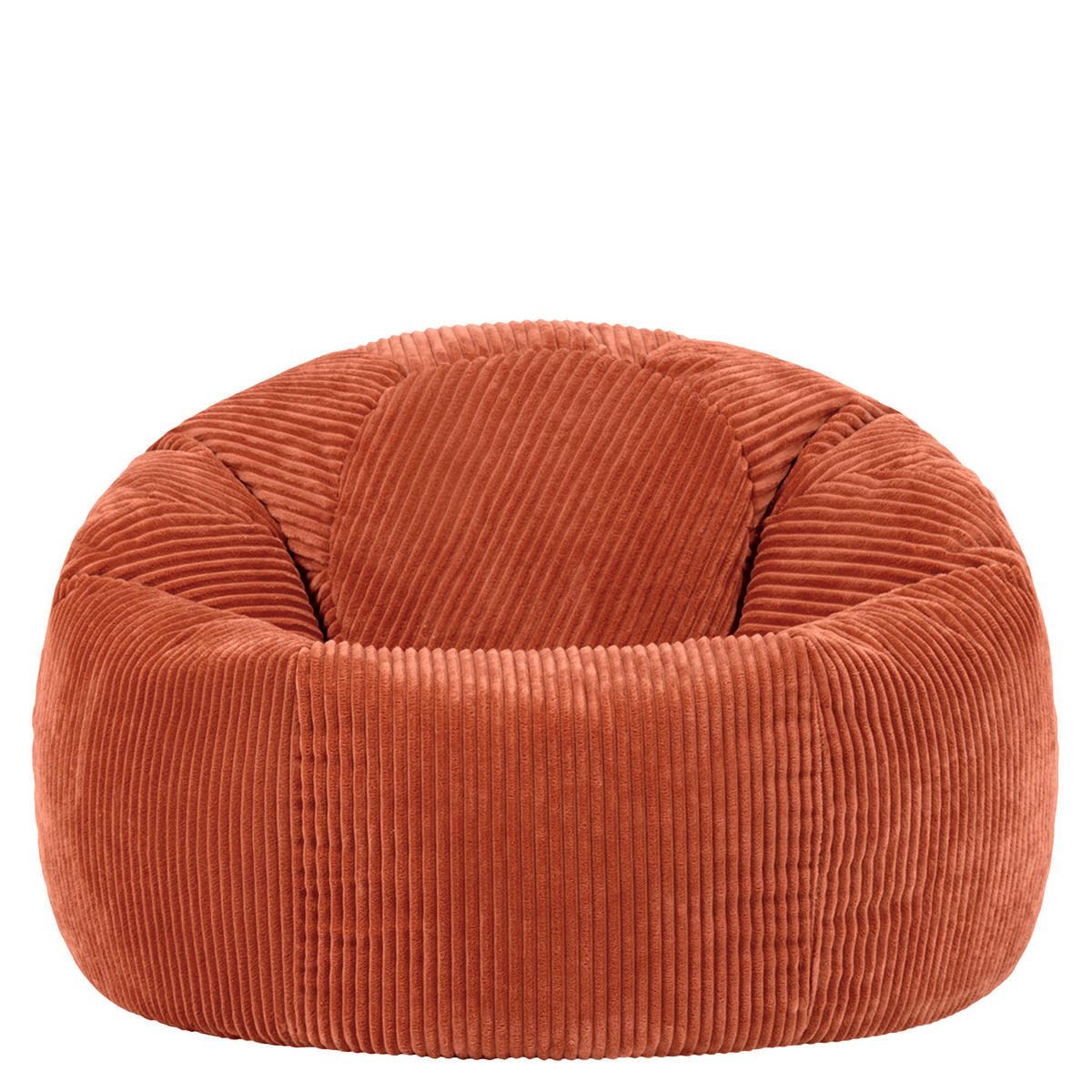 SITZSACK Klassisch Kingston, Cord - Terracotta, Textil (85/50/85cm) - icon