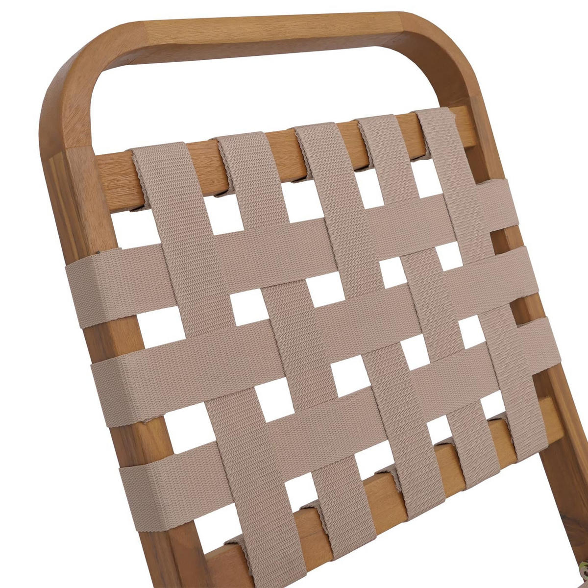 GARTEN-SET 2x Stuhl Natur-Creme - Creme, Holz - PROREGAL