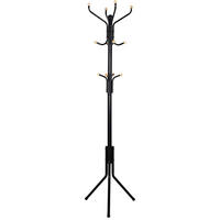 GARDEROBENSTÄNDER - Schwarz, Metall (44/182/44cm) - Mat-Haus