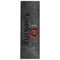 KÜCHENBODENMATTE Waschbar Cooking 60/180 Cm - Multicolor, Textil (60/180cm) - vidaXL
