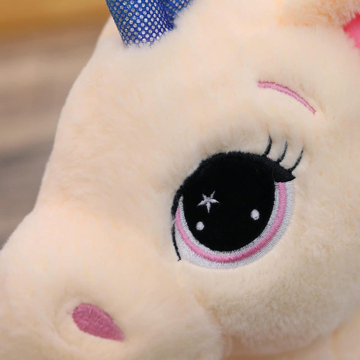 PLÜSCHTIER Einhorn 40 cm - Multicolor, Textil (15/40cm)