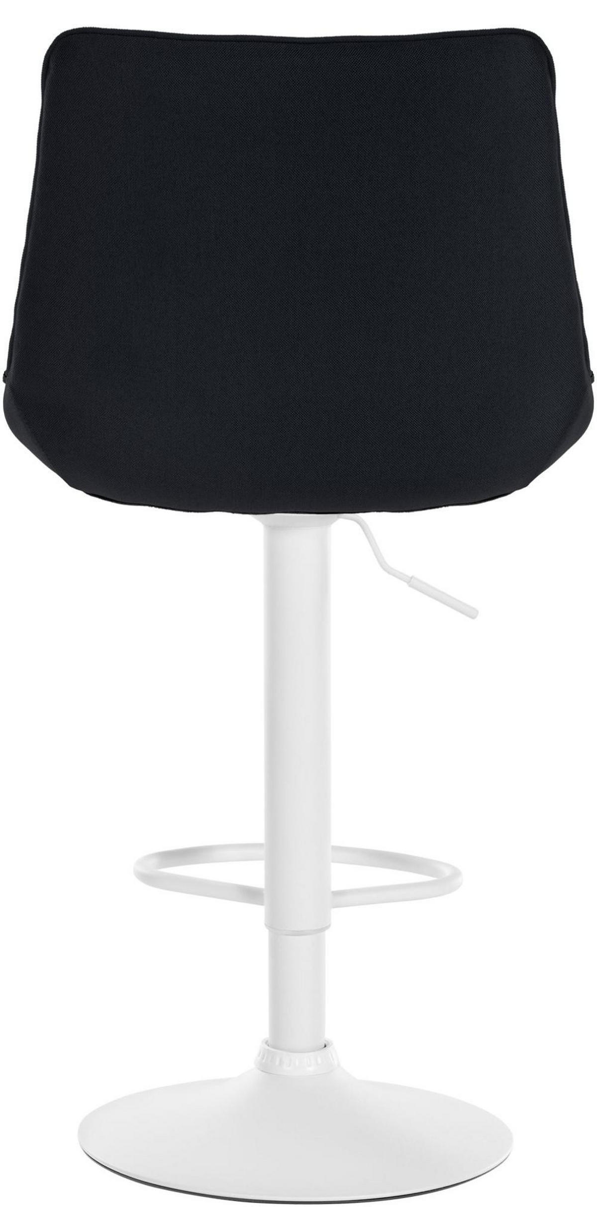 BARHOCKER 2er Set Stoff schwarz - Schwarz, Textil/Metall (49.5/91/50cm) - CLP