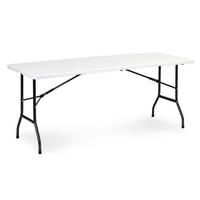 GARTENTISCH klappbar 180 x 75 cm - Weiß, Kunststoff (180/75/74cm) - Mat-Haus