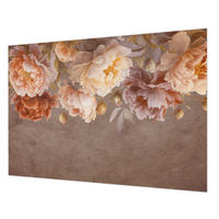 FOTOTAPETE 312x219 cm - Florale Eleganz - Pink, Textil (312/219cm) - Wallfluent