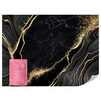 FOTOTAPETE Abstrakter Marmor Muster Glamour 350x256 - Gelb/Beige, Papier (350/256cm) - Muralo