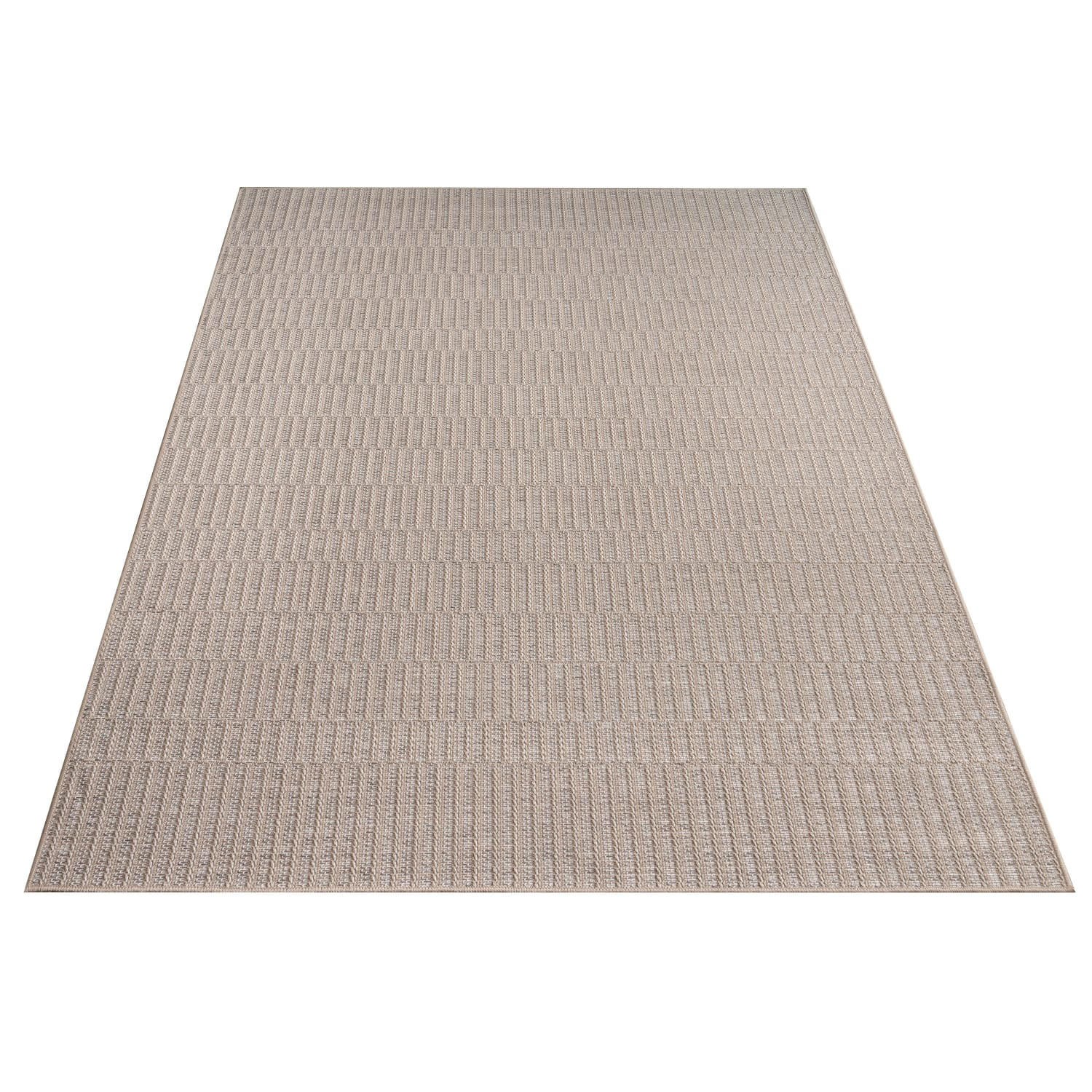 FLACHWEBTEPPICH, meliert, Beige, 240 x 340 cm - Beige, Textil (240/340cm) - KADIMA DESIGN