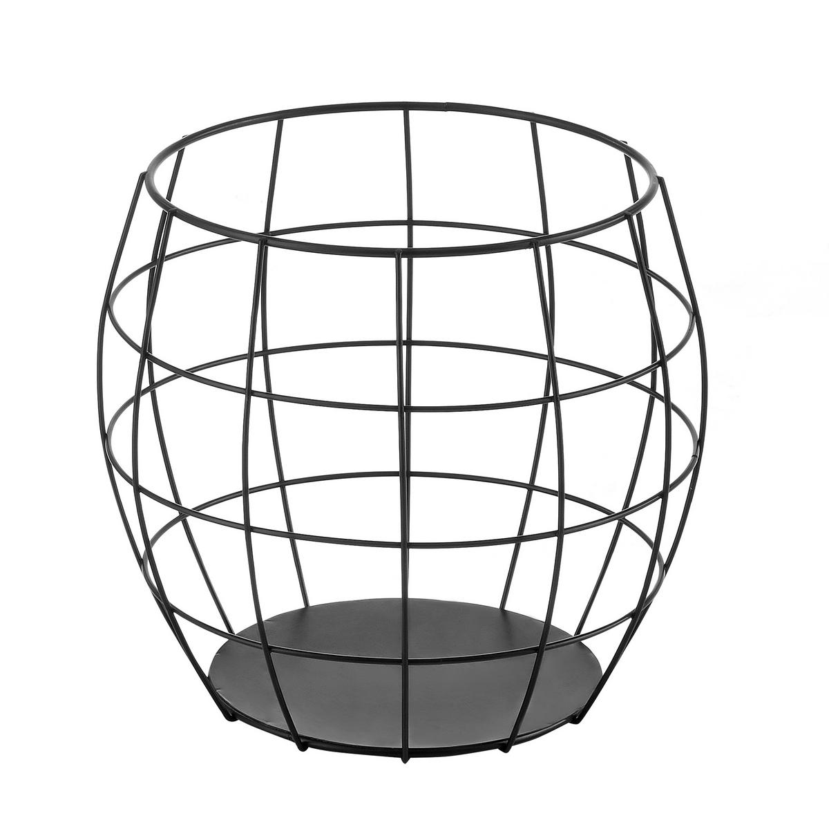 COUCHTISCH Neman SET 3-teilig 50/50/40 - Schwarz, Metall (50/50/40cm) - [en.casa]