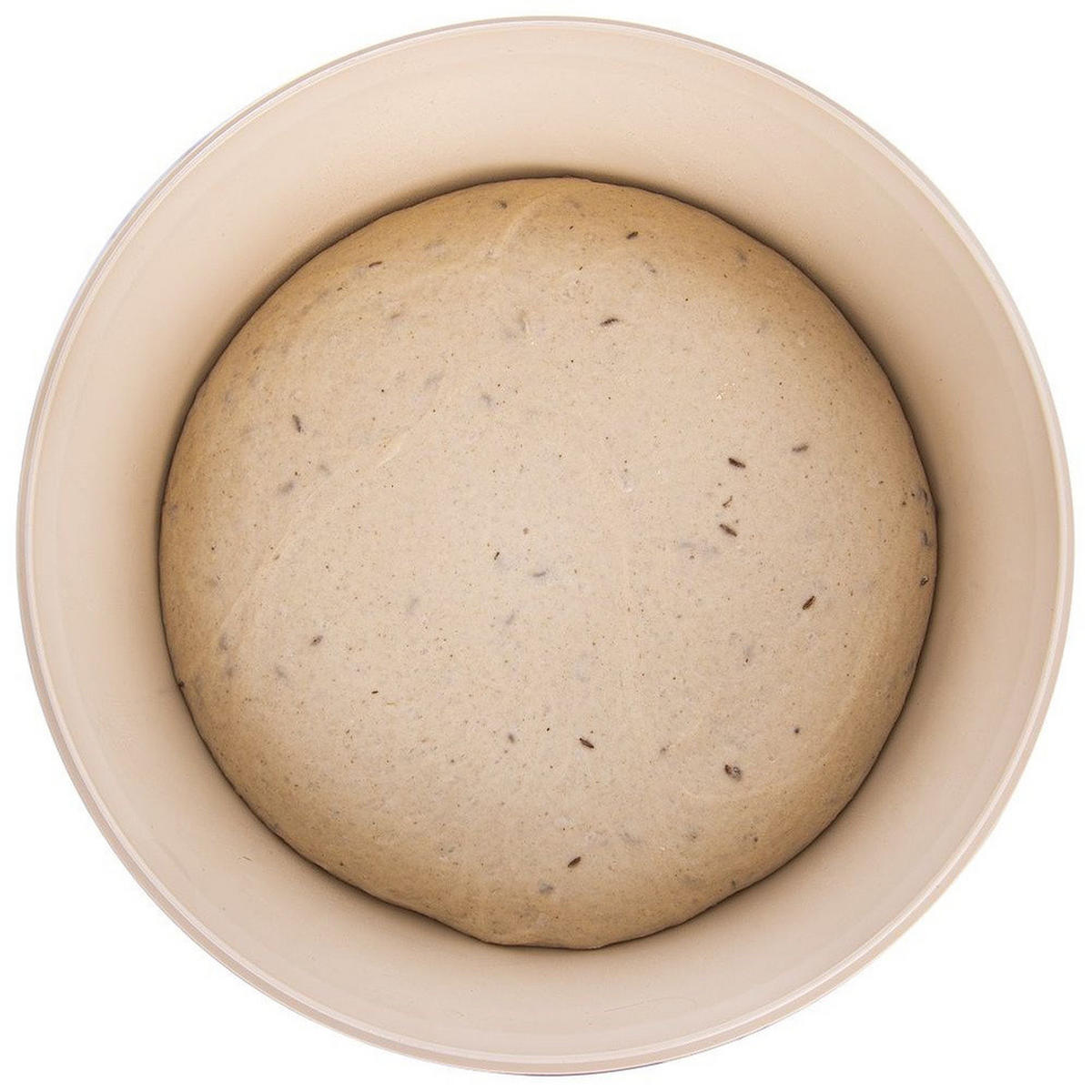 KÜCHENRÜHRSCHÜSSEL Braun Creme - Creme, Kunststoff (27/27/16cm) - Orion 