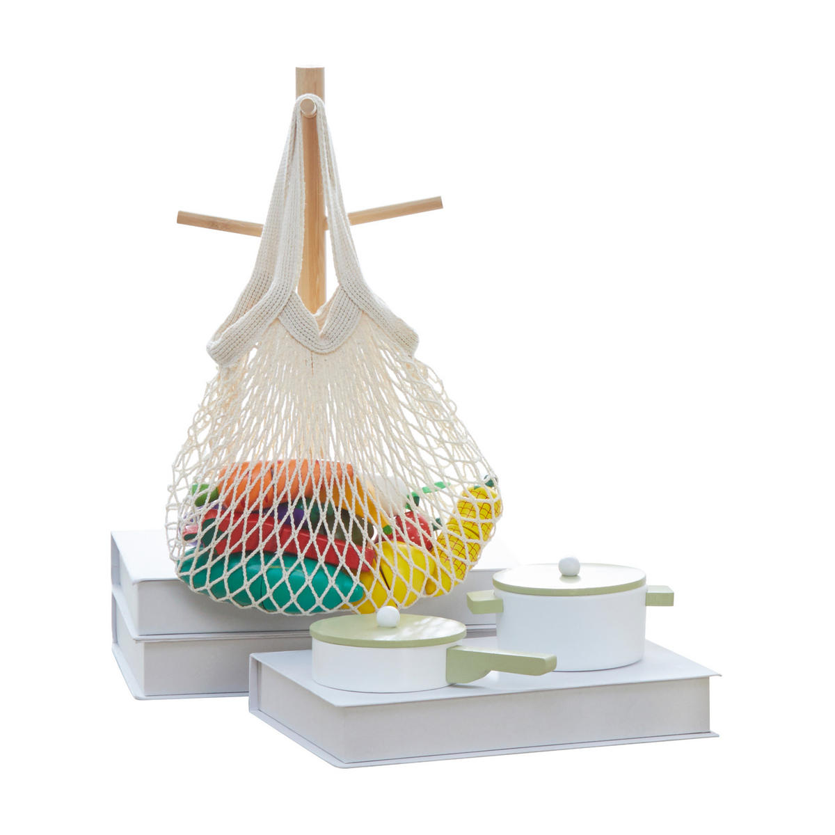 HOLZSPEILZEUG Küche Interaktives Rollenspiel, Grun, 27cm - Grün, Holz (5.1/26.9/32cm) - Teamson Kids