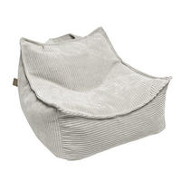 SITZSACK für Kinder, Eckig, Aesthetic, Ecru - Ecru, Textil (60/50/70cm) - MeowBaby
