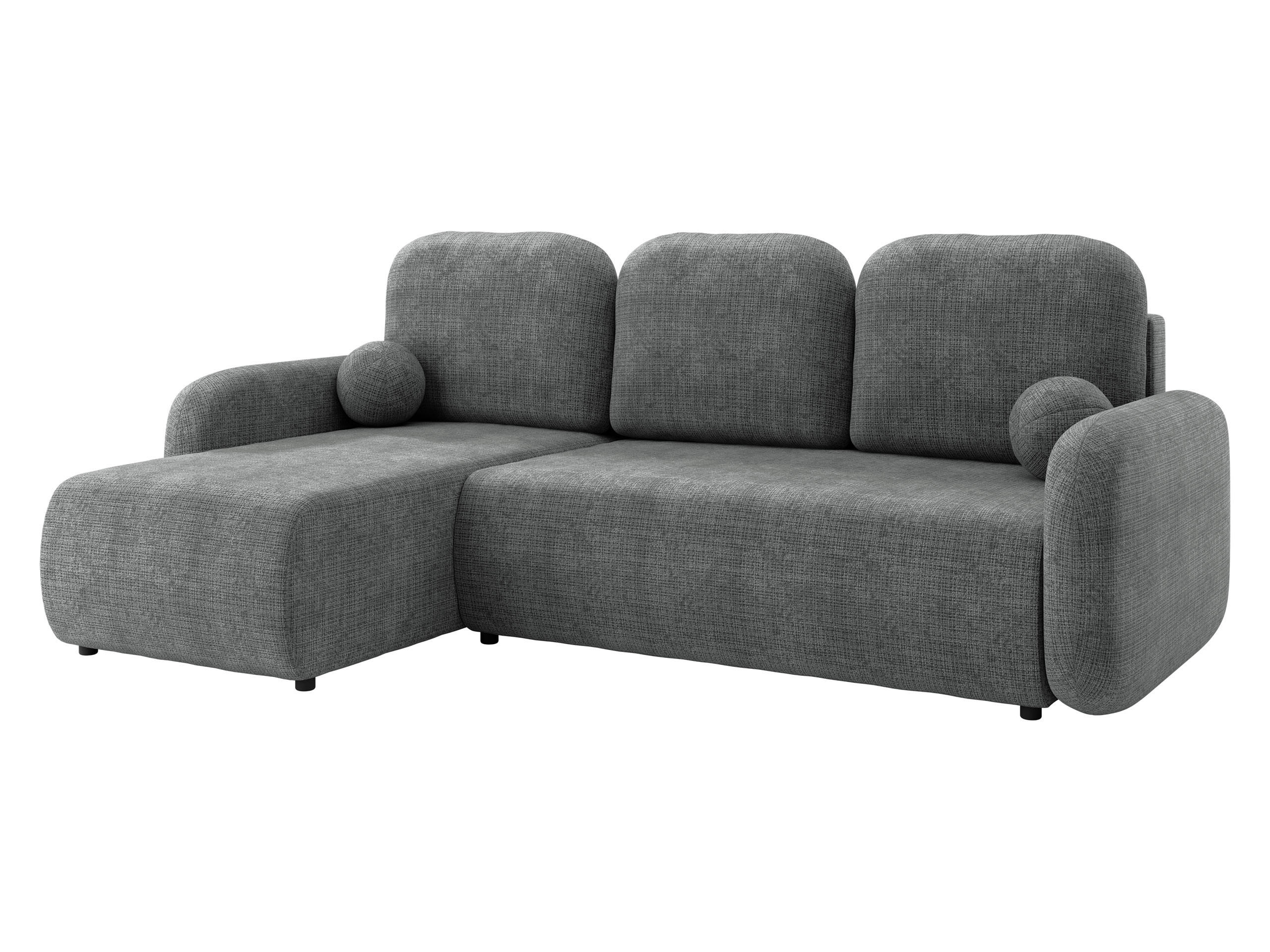 Mirjan24 Eckschlafsofa Grau 233x147 cm