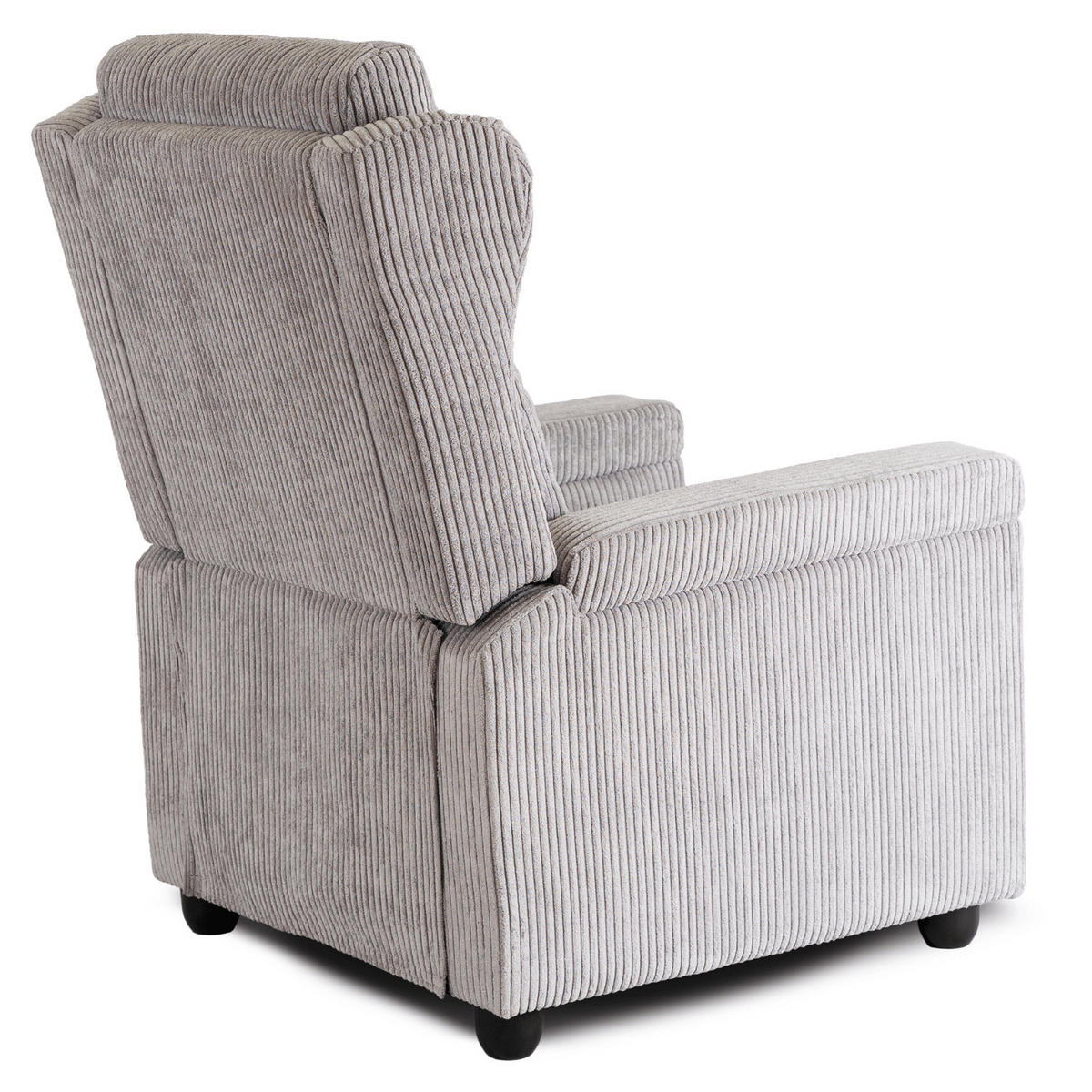 RELAXSESSEL SPENCER fürs Wohnzimmer Schlafen Grau - Grau, Holz/Textil (73/105/85cm) - makarowski meble