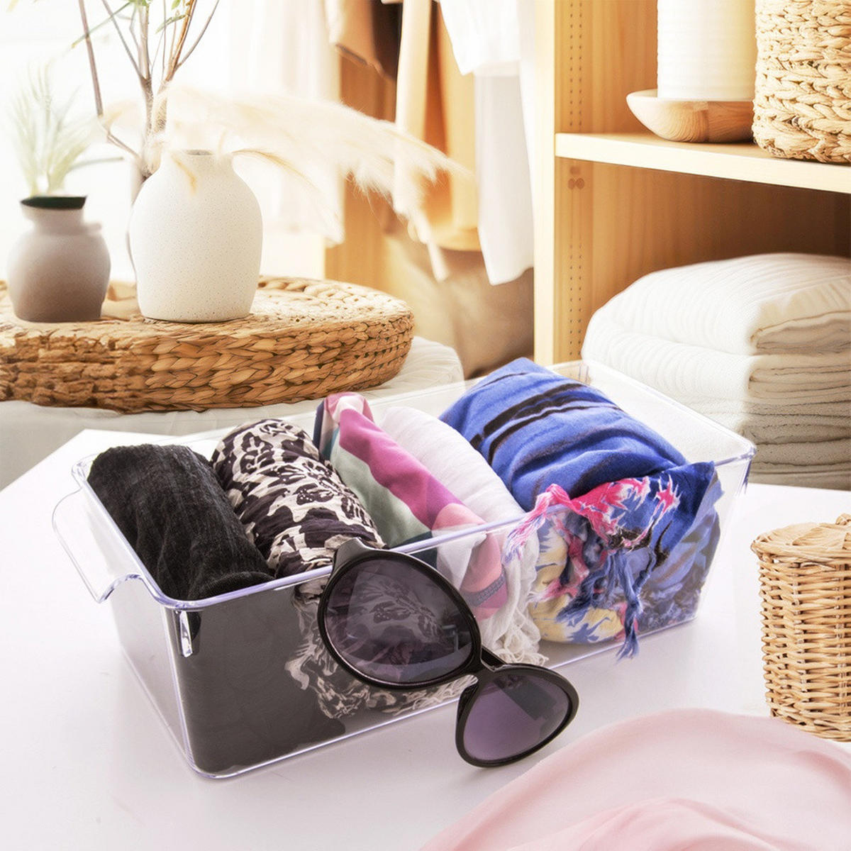 KÜHLSCHRANK-ORGANIZER 32,5 x 15 x 10 cm - Transparent, Kunststoff (32.5/10/15cm) - Orion 