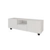 LOWBOARD KITO-S 140x50x41 cm - Weiß - Schwarz/Weiß, Holzwerkstoff (140/50/41cm) - ALTDECOR