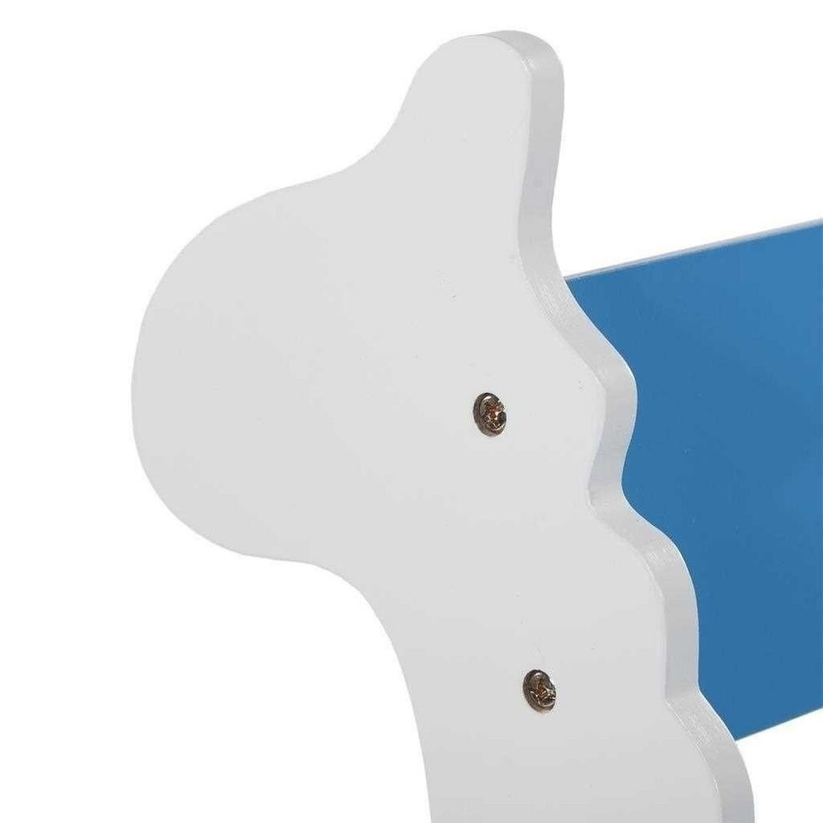 KINDERSESSEL aus Holz, blau, 33x55x52cm - Blau, Holzwerkstoff (33/51.5/55cm) - Wanderlust