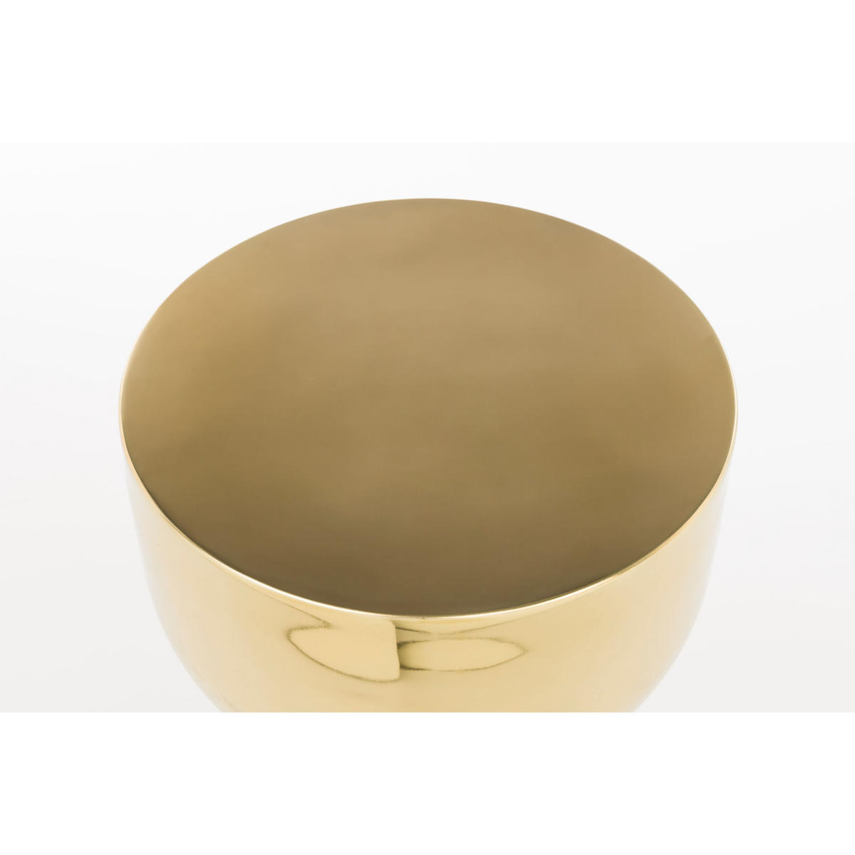 BEISTELLTISCH Gonna Make You Sweat Rond 29 cm Metaal Goud - Goldfarben, Metall (29/29/48cm) - Bold Moneky