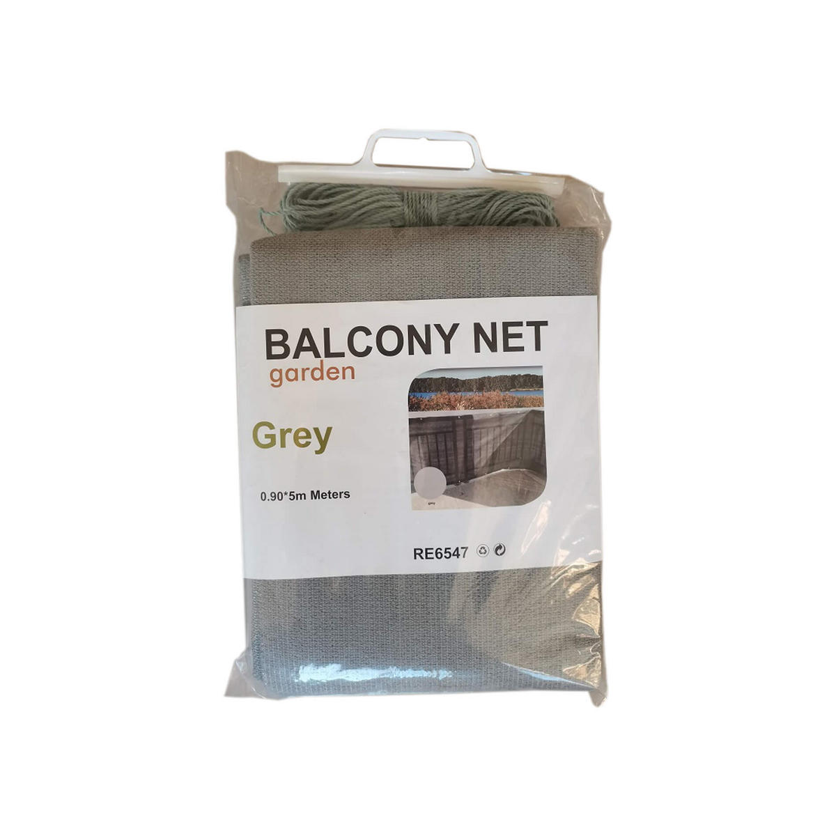 BALKON-SICHTSCHUTZ Grau 500/90 cm - Grau, Kunststoff (500/90cm) - Mobili Rebecca