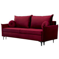 SOFA Rot LEA Mit Schlaffunktion - Rot, Textil (215/96/94cm) - Sepro Meble
