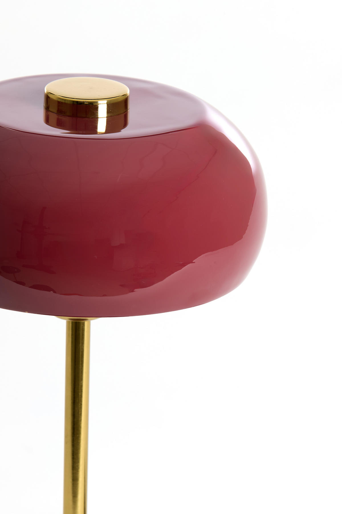 TISCHLAMPE Surin Rot Ø23/40 cm - Rot, Metall (23/23/40cm) - Light & Living