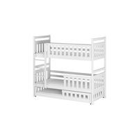 ETAGENBETT WEIß - Weiß, Holz (90/200cm) - FURNLUX