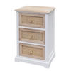 KOMMODE Weiß, Braun - Weiß/Braun, Holz (40/63/28cm) - MCW