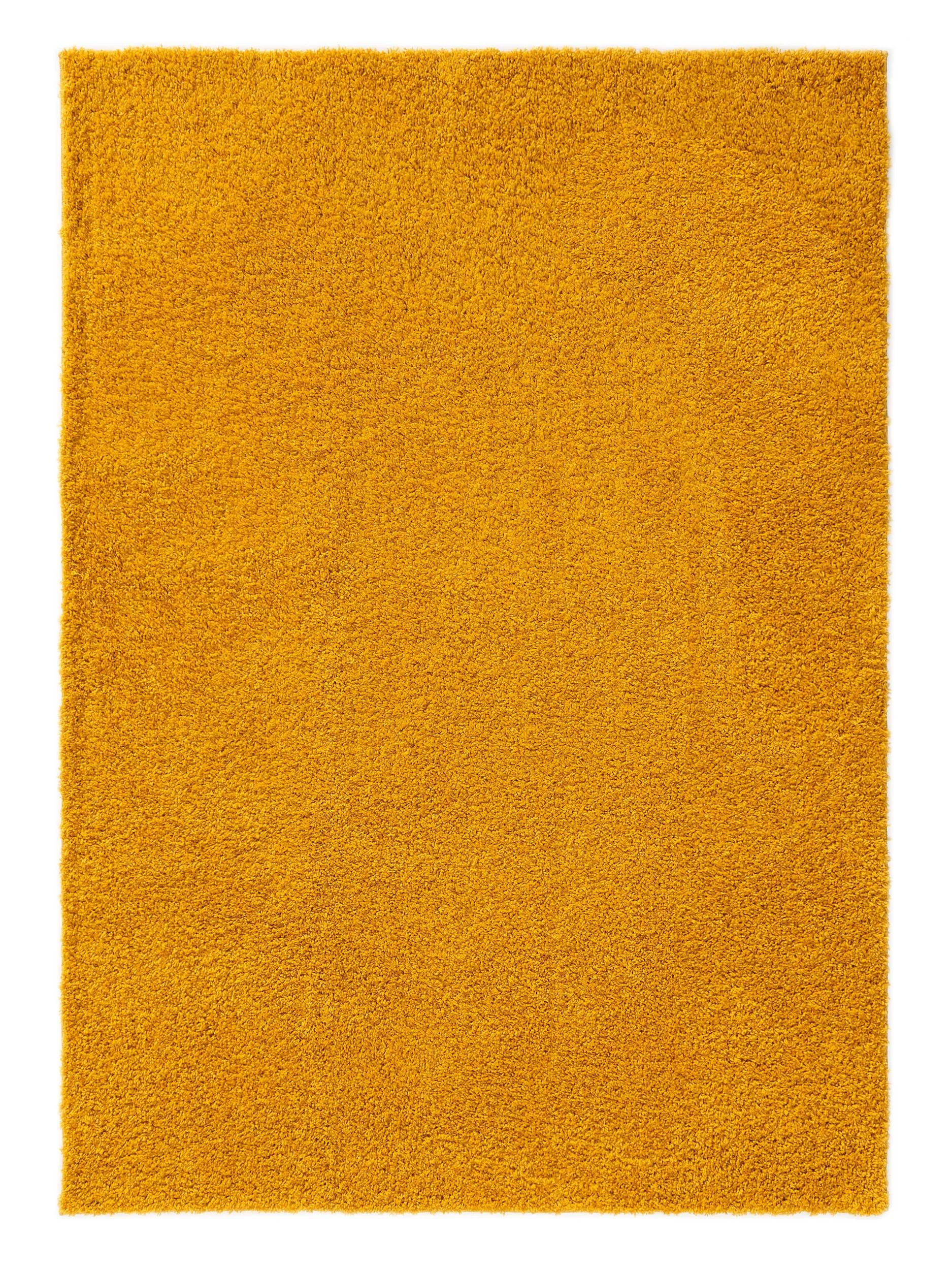 HOCHFLORTEPPICH Soho Gelb 60x120 cm - Gelb, Kunststoff (60/120cm) - benuta