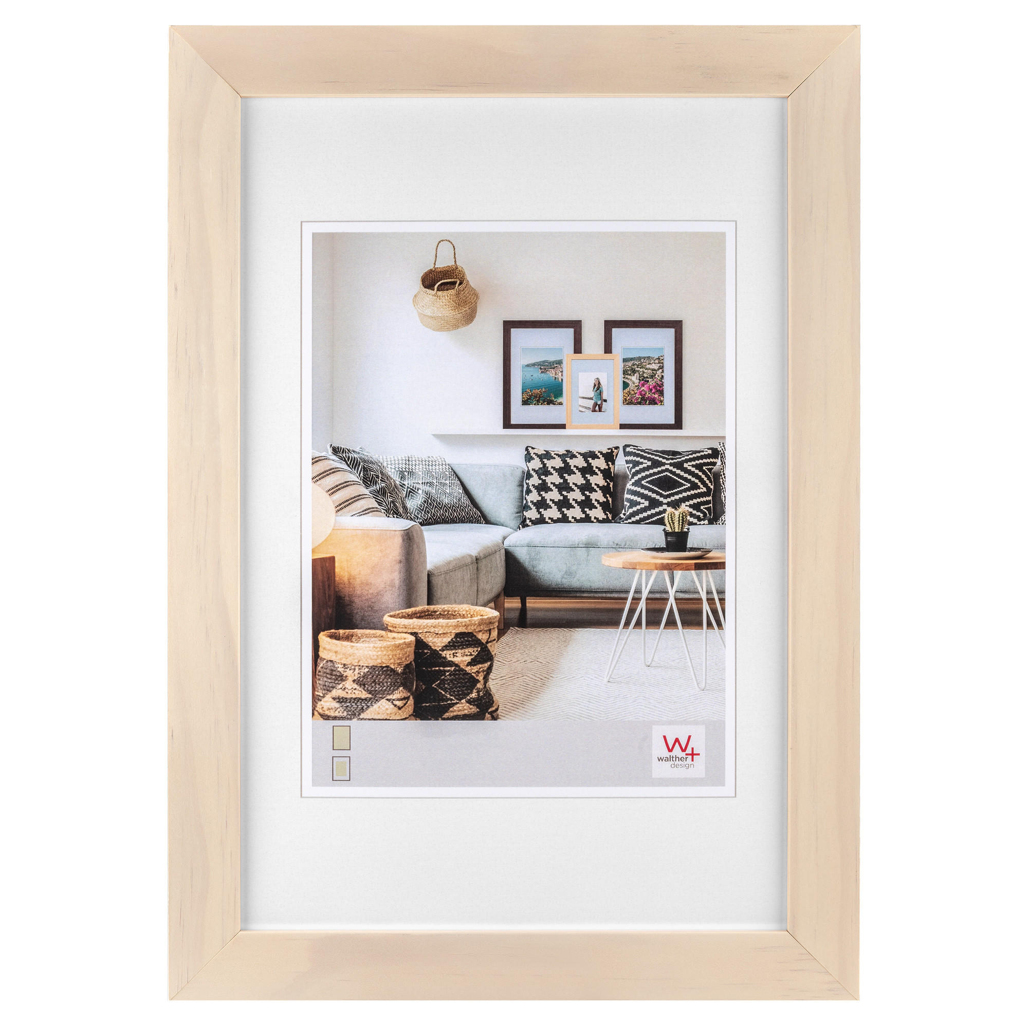 walther design Bilderrahmen Natur 17x22 cm