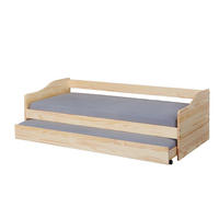 BETT Holz - Naturfarben, Holz (90/200cm) - ebuy24