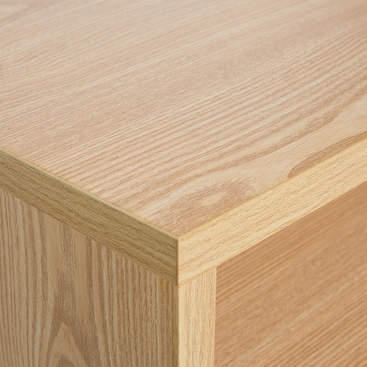 KOMMODE 4 Schubladen heller Holzfarbton Irvine - Hellbraun/Weiß, Holzwerkstoff (120/59/40cm) - Beliani