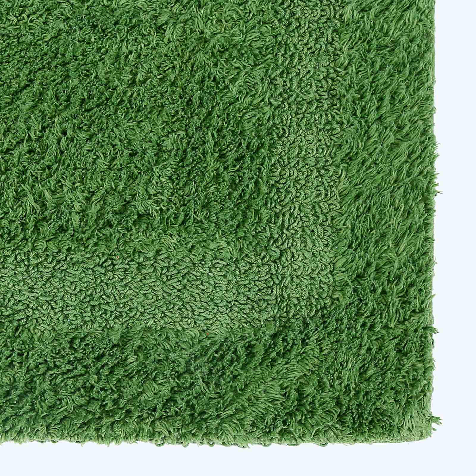 DUSCHVORLEGER 50/50 cm, 100% Baumwolle, wendbar - Smaragdgrün, Textil (50/50cm) - Homescapes